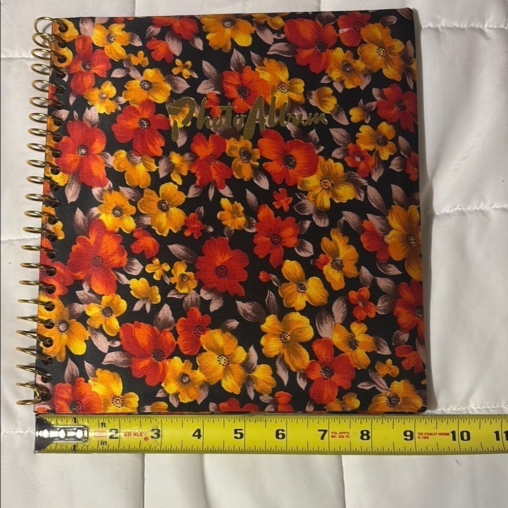 Vintage Floral Spiral Photo Album/ Notebook - Picture 9 of 11